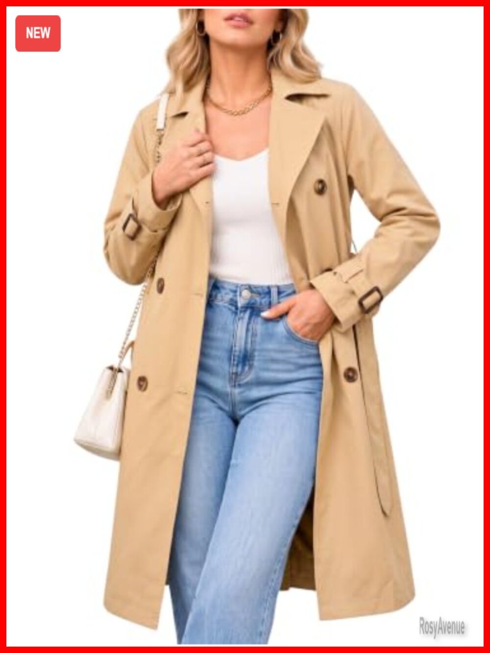 Steve Madden Oversized Long Lapel Trench Coat Fall Jacket
